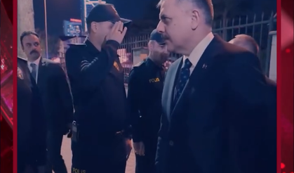 İçişleri Bakanı Mustafa Çiftçi’den Ankara’da polis merkezine ziyaret