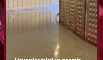 Ankara’da sağanak alarmı: Alt geçidi su bastı, vatandaşlar taksi üstünde kurtarılmayı bekledi