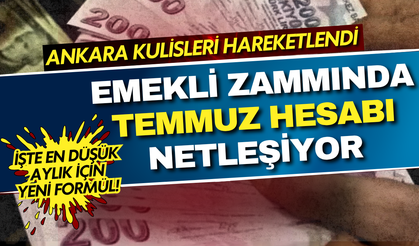 Emekli zammında Temmuz hesabı netleşiyor: En düşük aylık için yeni formül
