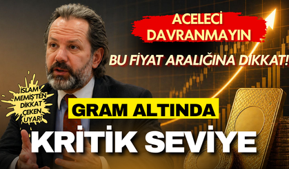 İslam Memiş'ten dikkat çeken altın tahmini! Gram altın için kritik seviyeyi açıkladı