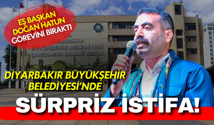Diyarbakır'da sürpriz istifa! Belediye Eş Başkanı Doğan Hatun görevinden ayrıldı