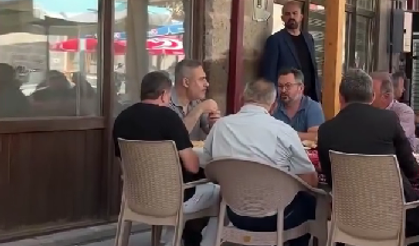Bakan Fidan'dan samimi görüntüler: Köy kahvesinde vatandaşlarla kahvaltı yaptı!