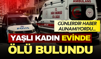 Günlerdir haber alınamıyordu... Yaşlı kadın evinde ölü bulundu!