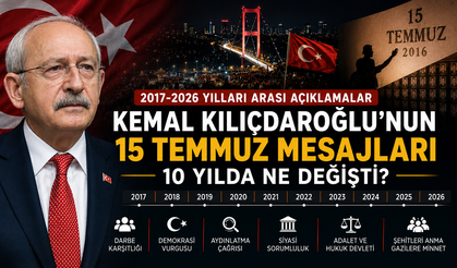 10 yılda ne değişti? İşte Kılıçdaroğlu'nun yıllara göre 15 Temmuz açıklamaları