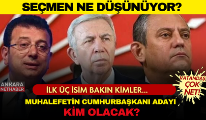 Muhalefetin cumhurbaşkanı adayı kim olmalı? İşte son anketten çıkan isim