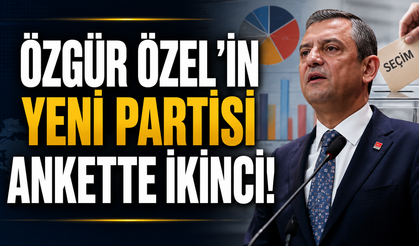 Özgür Özel'in yeni partisi ilk ankette sürpriz yaptı! CHP'de büyük oy kaybı var