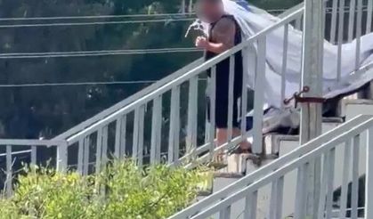 Zonguldak’ta dikkat çeken olay! Cumhurbaşkanı Erdoğan'ın pankartına zarar veren şahıs tutuklandı