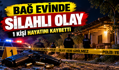 Bağ evinde silahlı dehşet! Tabancayla vurulan adam hayatını kaybetti
