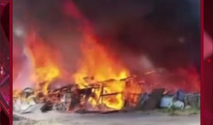 Ankara’da ahır yangını: 13 hayvan telef oldu