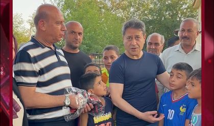 Fransa forması yerine Gaziantep FK forması: Ali Şahin’den köy ziyaretinde dikkat çeken hamle