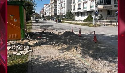 Mamak’ta yol çalışmasına tepki: “Önlem yok, tehlike çok”
