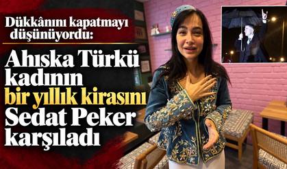 Dükkânını kapatmayı düşünüyordu: Ahıska Türkü kadının bir yıllık kirasını Sedat Peker karşıladı