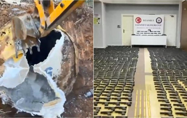 İstanbul’da yeraltı operasyonu! Su kuyusundan binlerce silah parçası çıktı