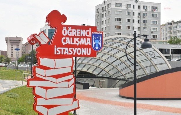 Ankara'da ders çalışanlar için gizli istasyon! Hem merkezi hem ücretsiz ikramlı!