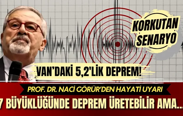 Van’daki 5,2'lik deprem sonrası Naci Görür'den kritik uyarı!