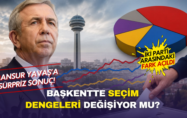 Başkentte seçim dengeleri değişiyor mu? Mansur Yavaş'a sürpriz sonuç!