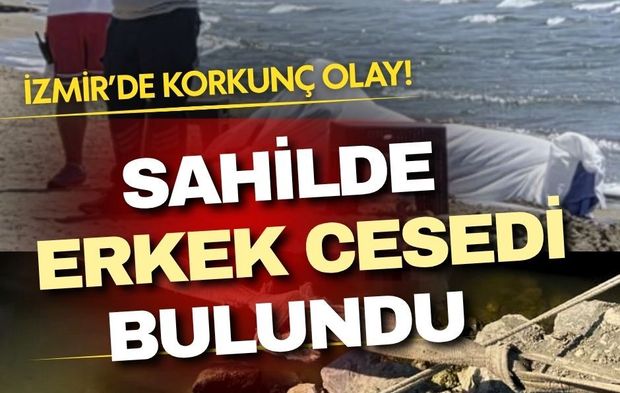 Pamucak Sahili'nde gizemli ölüm: Kıyıya erkek cesedi vurdu!