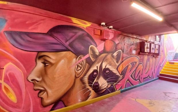Farabi Alt Geçidi grafitilerle renklendi