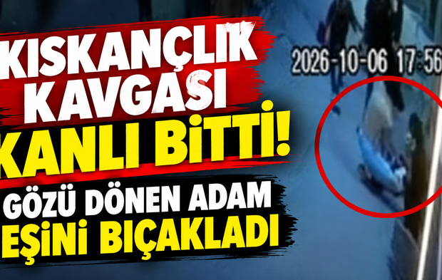 Kıskançlık kavgası kanlı bitti! Gözü dönen adam eşini bıçakladı
