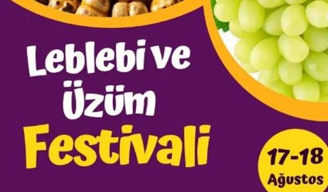 Ankara'da Lezzet Dolu Leblebi ve Üzüm Festivali