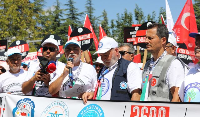 Memur-Sen'e bağlı sendikalar Ankara’dan seslendi