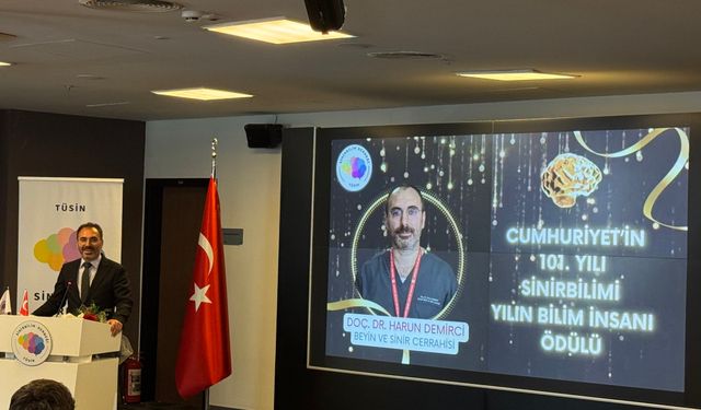 Doç. Dr. Harun Demirci, yılın bilim insanı seçildi