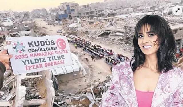 Yıldız Tilbe’den Gazze’ye bir büyük destek daha! 12 bin kişilik iftar sofrası kurulacak