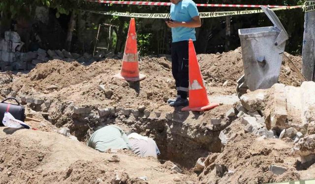 Denizli’de tarihi buluş: Altyapı kazısında Roma dönemine ait lahit bulundu!