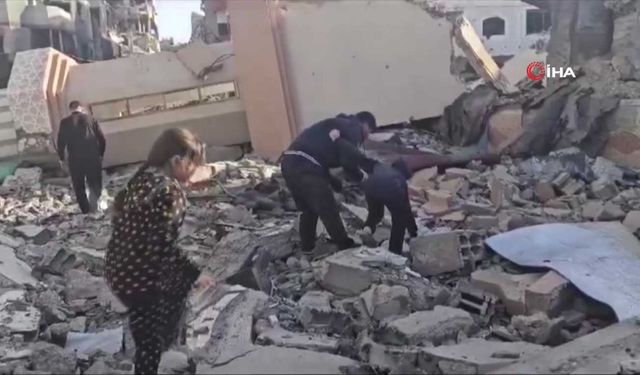 Gazze’de füze saldırıları sırasında bir çocuğun korkusu kameraya böyle yansıdı!