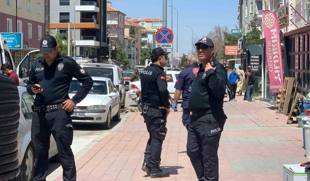 Karaman'da hamile eşini bıçakla rehin aldı