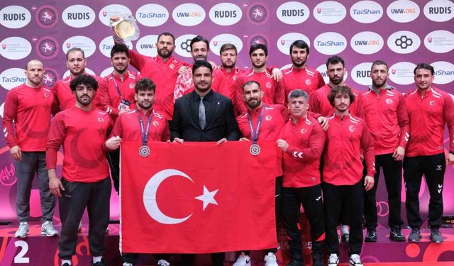 Serbest Güreş Milli Takımı Avrupa Üçüncüsü Oldu