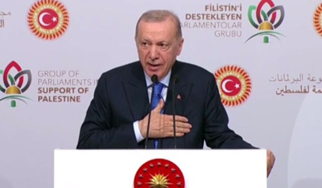 Cumhurbaşkanı Erdoğan: Filistin için İslam dünyası bekleneni yerine getiremedi!
