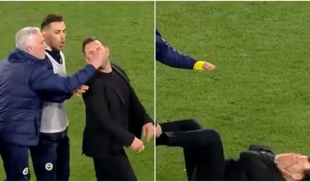 Okan Buruk'un burnunu sıkan Mourinho'ya ceza verilirken bakın hangi olay emsal alınmış!