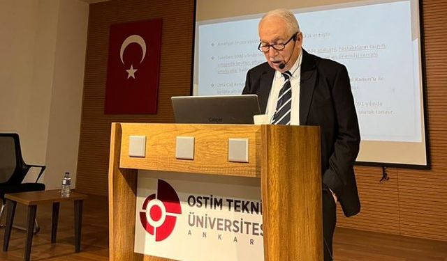 Prof. Dr. Talip Alp bilim ve teknolojinin evrimini Ankara'da anlattı