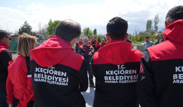KEÇ-TİM afetlere müdahale için tüm eğitimlerden geçti