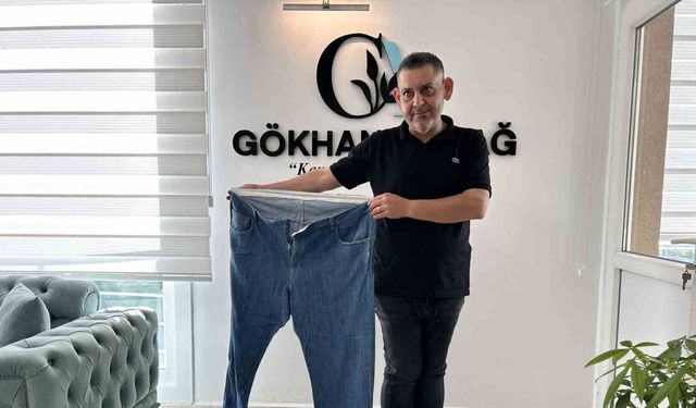 Diyet ve sporla hayatını değiştirdi: 9 ayda 77 kilo verdi