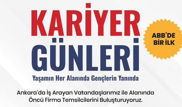Ankara’da Kariyer Planlama ve İstihdam Fuarı başlıyor!