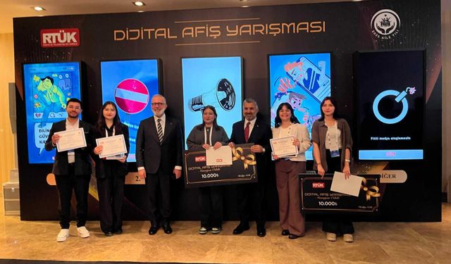 RTÜK Dijital Afiş Yarışması'nda birincilik ödülü Ankara'ya