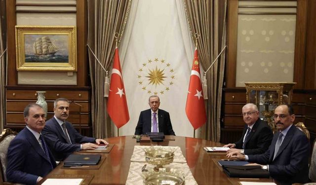 Beştepe'de güvenlik toplantısı gerçekleşti!