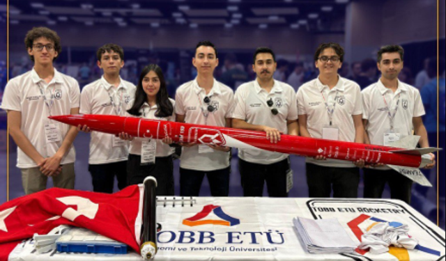 TOBB ETÜ Rocketry takımı ABD’deki yarışmadan ödülle döndü!