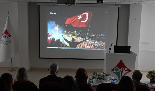 Ankara Yüksek İhtisas Üniversitesi'nde 15 Temmuz Anma Programı düzenlendi