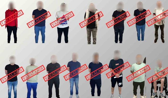 Kırmızı bültenle aranan 15 suçlu Türkiye'ye getirildi!