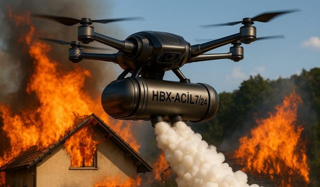 Yangınlarla mücadelede yeni nesil teknoloji! Dronlu köpük söndürme sistemi geliştiriliyor