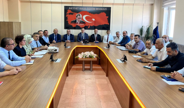 Akyurt'ta eğitimde kalite ve güvenlik masaya yatırıldı