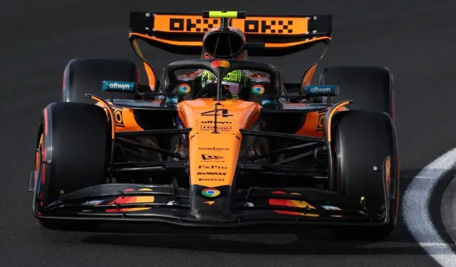 Macaristan GP: Norris ikinci antrenman seansını önde tamamladı