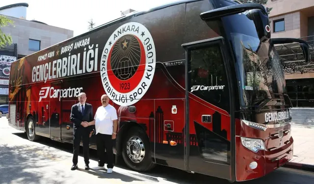 Ankara'nın gururu Gençlerbirliği'ne yeni sezon öncesi yeni takım otobüsü