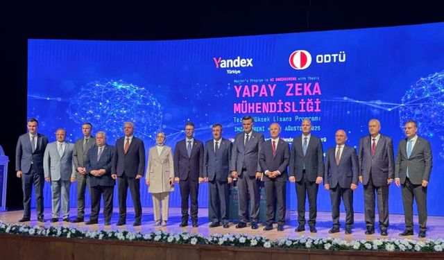 ODTÜ’de Yapay Zekâ Yüksek Lisans Programı Törenle Başladı