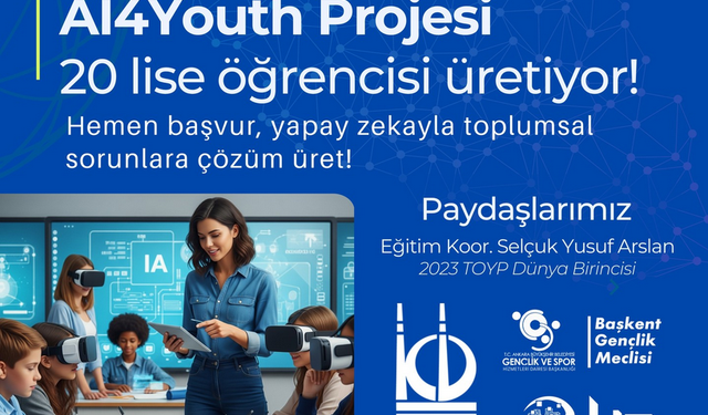 AI4Youth projesi başladı: Keçiören’de gençler yapay zekâ ile geleceği şekillendiriyor