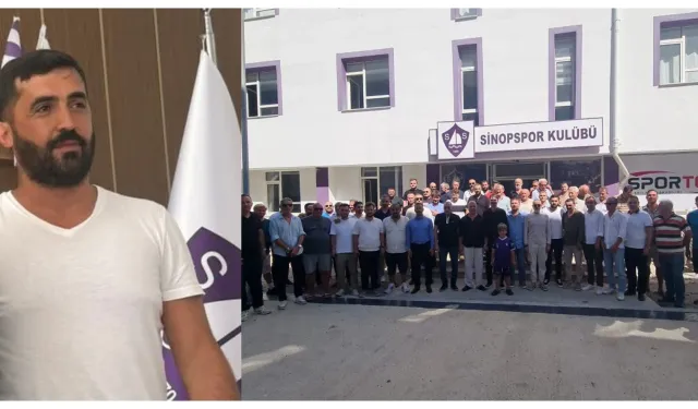Sinopspor’un yeni Başkanı Mahmut Özyılmaz’a hemşeri desteği