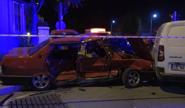 Burdur’da zincirleme kaza: 1 ölü, 4 yaralı
